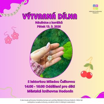 Tvoření s lektorkou Miladou Češkovou. 